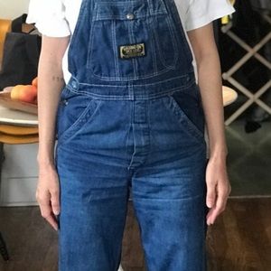 24W Vintage Dee Cee Sanforized Denim Bib Overalls